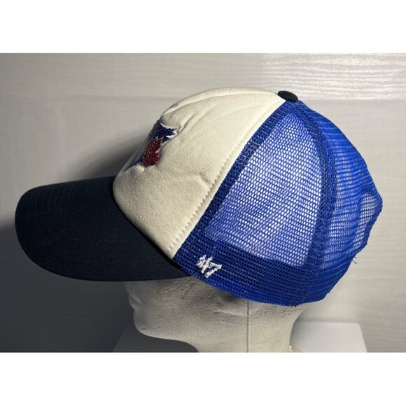 Toronto Blue Jays Womens Hat By 47 Brand Glimmer Sequin Snapback Mesh Cap MLB - Picture 4 of 8